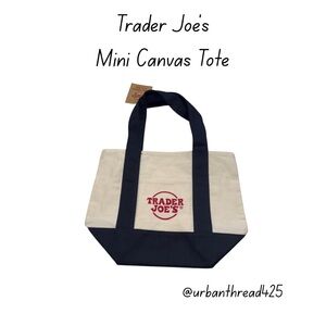 ❤️💙 NWT Trader Joe's Everyday Mini Tote Bag